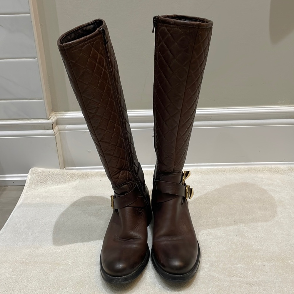 Browns Tan Moto Boots